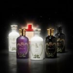 A lineup of exquisite Gucci perfume bottles, highlighting their sophisticated shapes and luxurious appeal.
