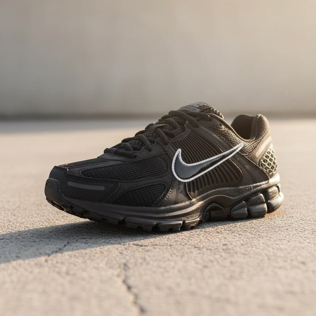 Nike Air Zoom Vomero 5 sneakers, designed for running with a lightweight build and advanced cushioning technology for support.